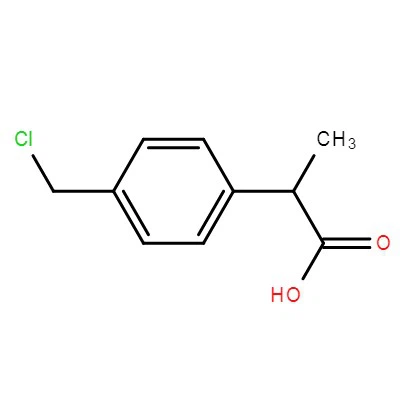 CAS:80530-55-8|2-(4-(Chloromethyl)ffenyl)Asid propanoig