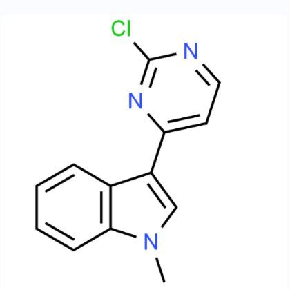 Rhif CAS: 1032452-86-0 3-(2-Chloropyrimidin-4-yl)-1-methyl-1H-indole