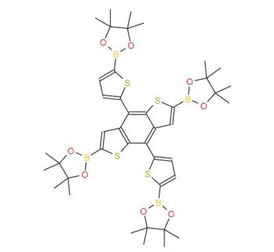 CAS:1942110-76-0丨2,2'-(5,5'-(2,6-Bis(4,4,5,5-tetramethyl-1,3),{ {15}}dioxaborolan-2-yl)benso[1,2-b:4,5-b']dithioffen-4,8-diyl)bis(thiophene -5,2-diyl))bis(4,4,5,5-tetramethyl-1,3,{31}}dioxaborolane)