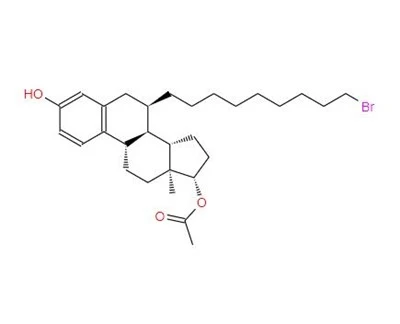 CAS:875573-66-3丨(7a,17b)-7-(9-Bromononyl)-estra-1,3,5(10)-triene-3,{{ 12}}diol 17-asetad
